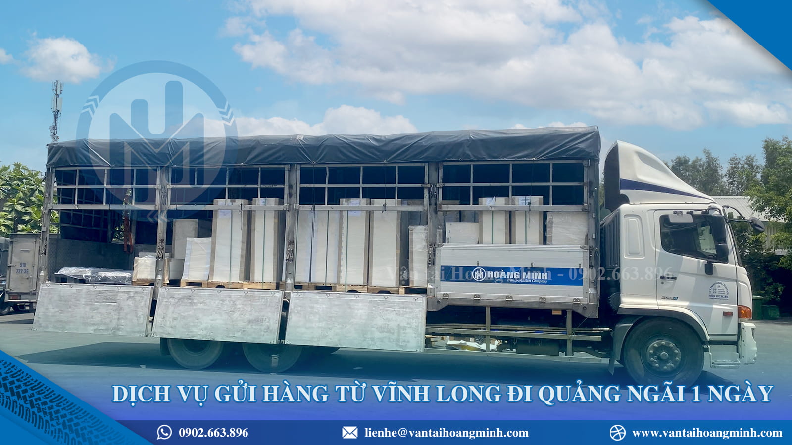 Dịch vụ gừi hàng từ Vĩnh Long đi Quảng Ngãi 1 ngày