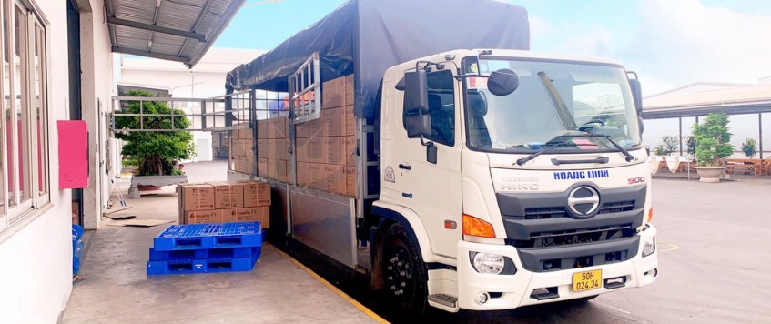 Cho thuê xe tải chở hàng KCN Loteco