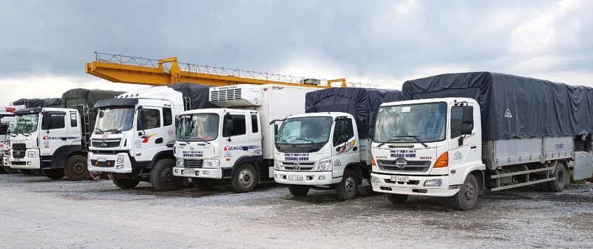 Xe tải chở hàng KCN Mỹ Xuân A