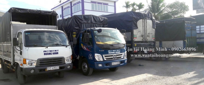 Xe tải chở hàng cụm công nghiệp Đa Phước